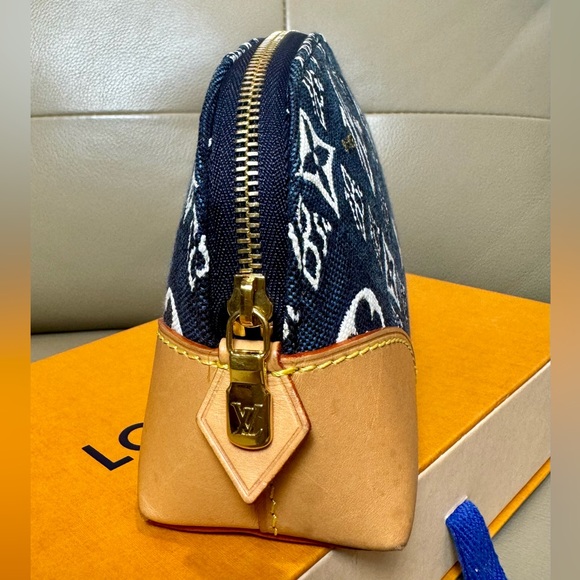 Sold x Louis Vuitton Limited edition Jacquard Since 1854 Cosmetic Pouch - Picture 7 of 12